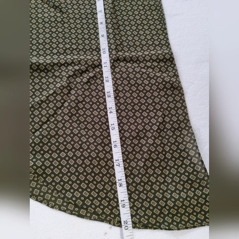 Anne Klein Vintage Silk Chic Patterned Scarf